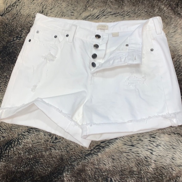 J. Crew Pants - J.Crew White Denim Shorts